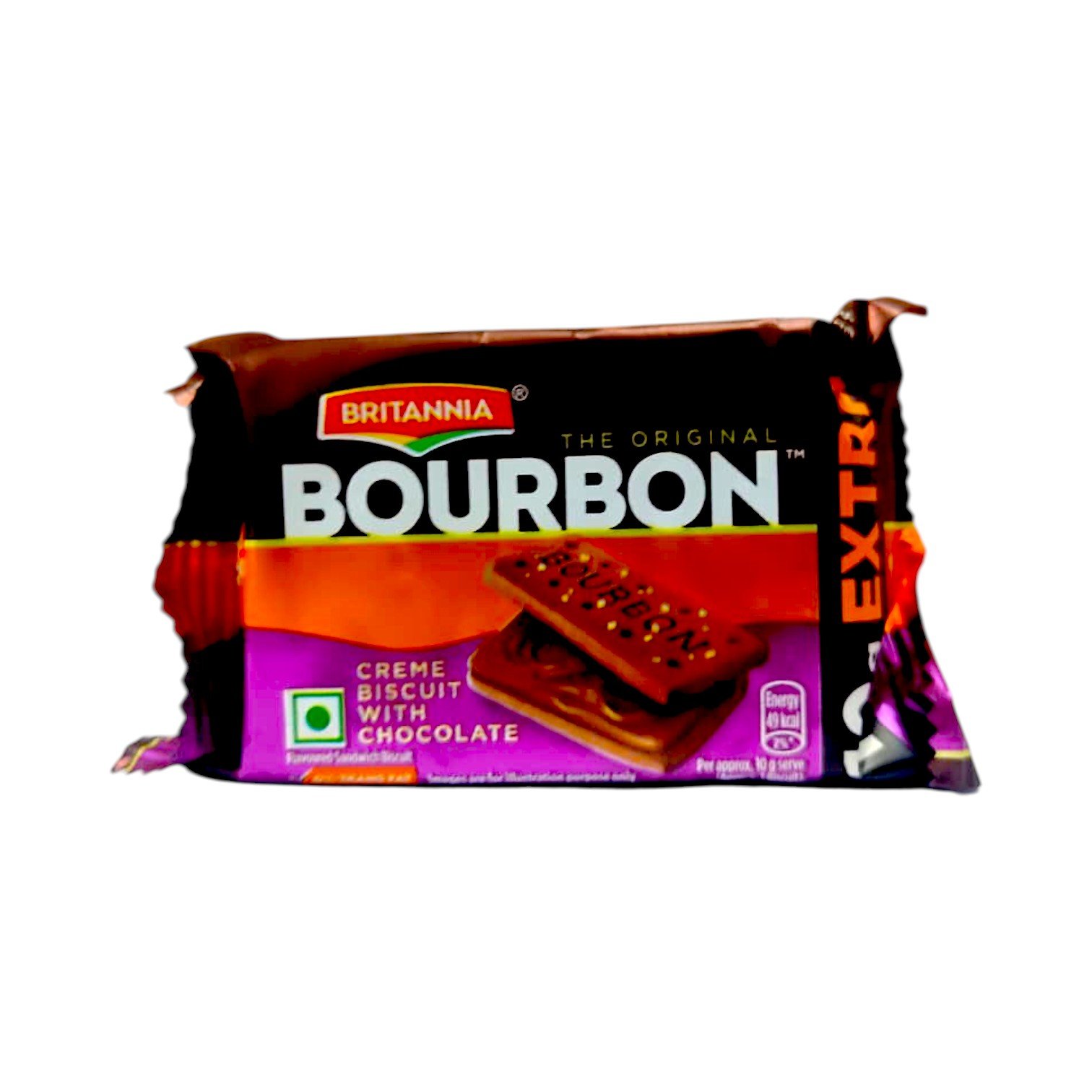 Britannia Original Bourbon Creme Biscuit With Chocolate